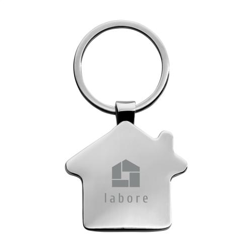 Bamboe huis sleutelhanger CL1364 - Yana Gifts