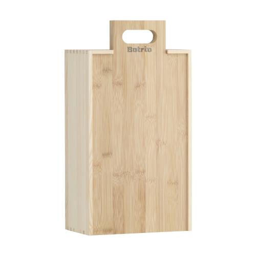 W006 Wijnkist-kaasplank in één - Yana Gifts