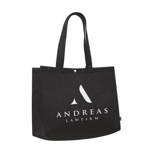 Grote winkeltas van RPET vilt CL3983 - Yana Gifts