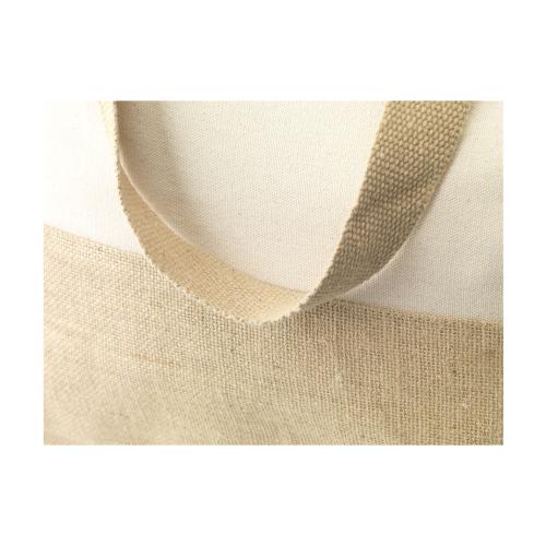 Strandtas van jute en katoen - Yana Gifts