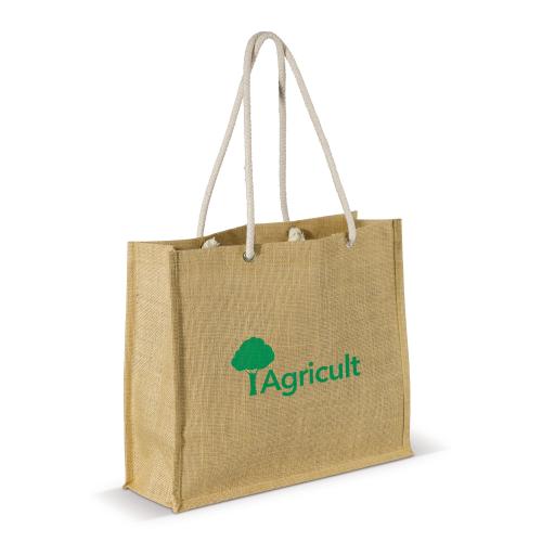 Schoudertas jute breed model LT91322 - Yana Gifts