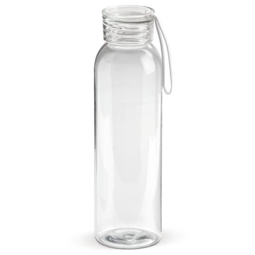 Waterfles glas met transparant gekleurde dop - Yana Gifts