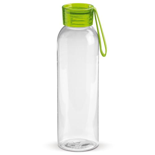 Waterfles glas met transparant gekleurde dop - Yana Gifts