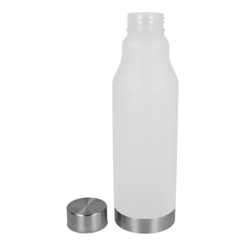 Drinkfles matte kunststof met metalen dop - Yana Gifts