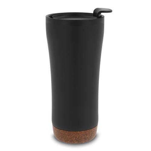 Dubbelwandige koffiebeker onderzijde kurk - Yana Gifts