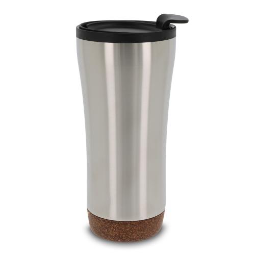 Dubbelwandige koffiebeker onderzijde kurk - Yana Gifts