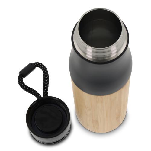 Thermofles met touw bamboe 500ml - Yana Gifts