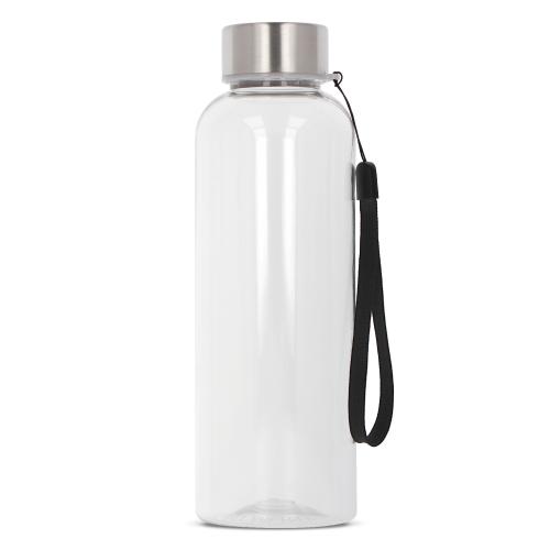 Waterfles transparant kunststof met metalen dop - Yana Gifts