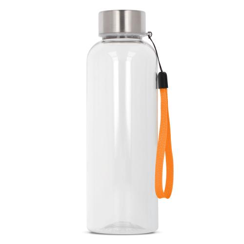 Waterfles transparant kunststof met metalen dop - Yana Gifts