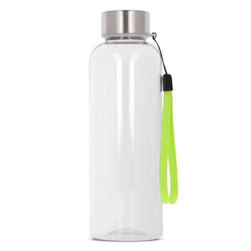 Waterfles transparant kunststof met metalen dop - Yana Gifts