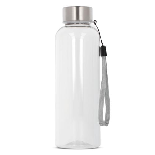 Waterfles transparant kunststof met metalen dop - Yana Gifts