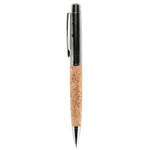 Metalen balpen met kurk in geschenkverpakking - Yana Gifts