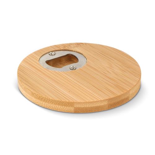 Flesopener en onderzetter bamboe - Yana Gifts