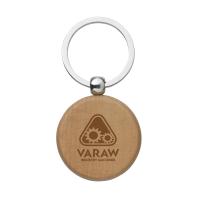 Houten sleutelhanger rond CL3313 - Yana Gifts