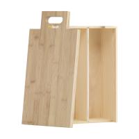 W006 Wijnkist-kaasplank in één - Yana Gifts