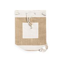 Rugzak jute met koord MK6817 - Yana Gifts
