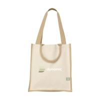Shopper jute katoen met korte en lange hengels - Yana Gifts