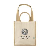 Shopper jute katoen met korte en lange hengels - Yana Gifts