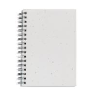 Spiraal notitieboekje van zaadpapier - Yana Gifts