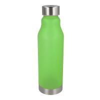 Drinkfles matte kunststof met metalen dop - Yana Gifts