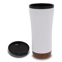 Dubbelwandige koffiebeker onderzijde kurk - Yana Gifts