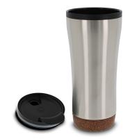 Dubbelwandige koffiebeker onderzijde kurk - Yana Gifts