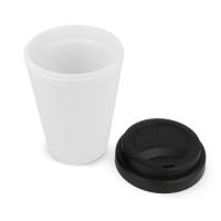 Koffiebeker wit met gekleurd deksel 250ml - Yana Gifts