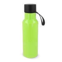 Drinkfles kunststof zwarte dop &amp; rubberen handvat - Yana Gifts
