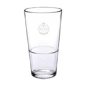 Bierglas vaasje stapelbaar 340ml - Yana Gifts