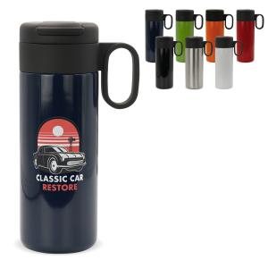 Dubbelwandige thermofles met handvat 400ml - Yana Gifts